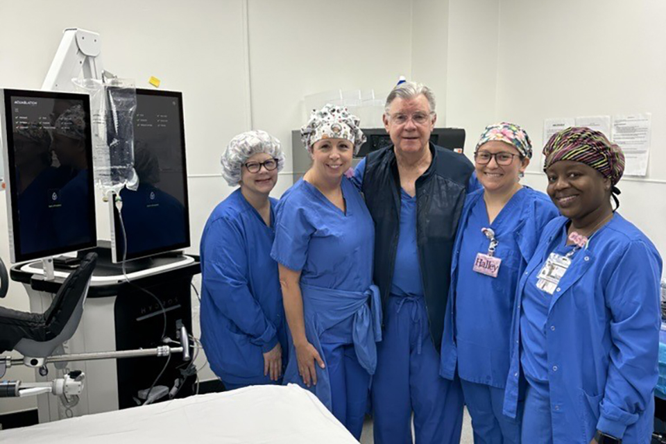 Dr. Harris and his team